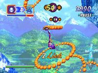 une photo d'Ã©cran de Nights Into Dreams sur Sega Saturn